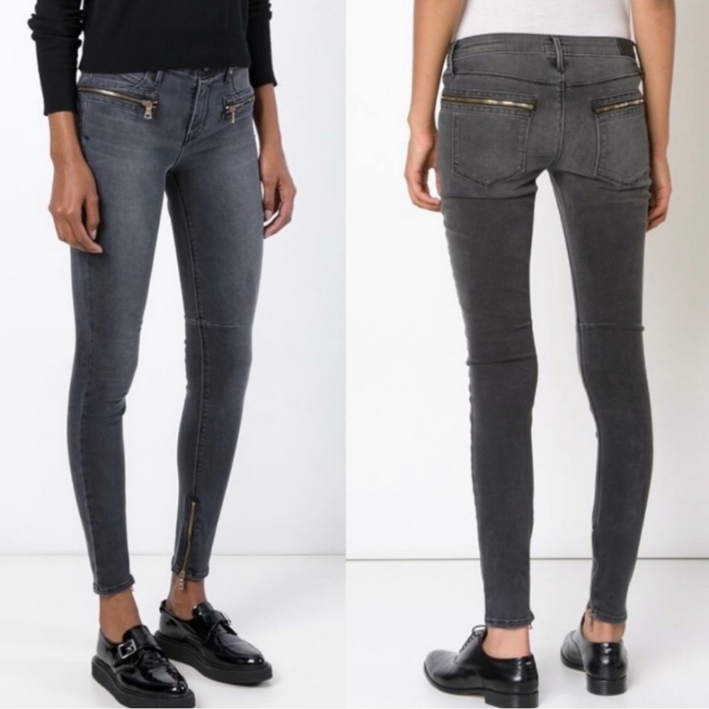 WOMENS RTA JAGGER DISTRESSED DENIM SKINNY JEANS SIZE 27